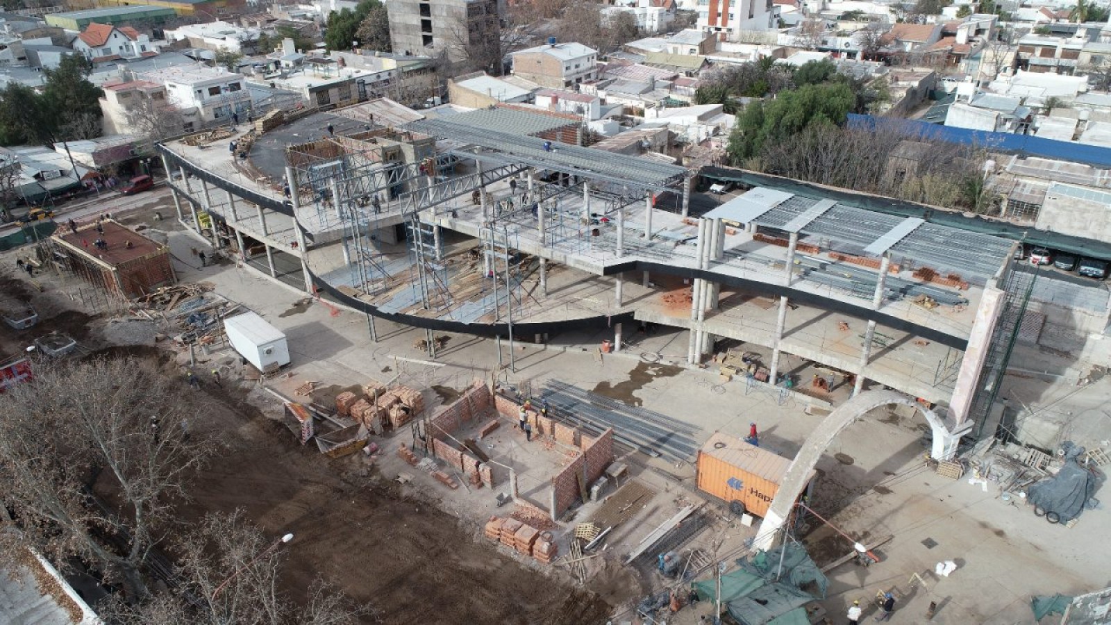 Notables avances en la transformación de la ex terminal de San Rafael